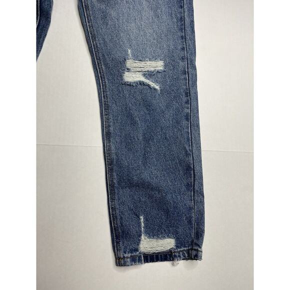 TNR Women’s Jeans Distressed Medium Wash Size 27 Cropped - Picture 5 of 10